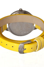 Boum Confetti Glitter-Dial Dual-Wrap Ladies Watch - Yellow - BOUBM1203