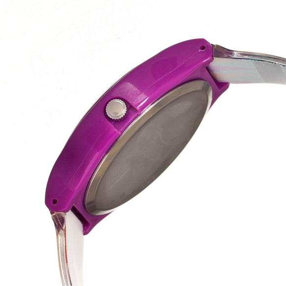 Boum Miam Unique-Print Ladies Watch - Purple/Tribal