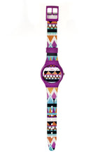 Boum Miam Quartz Multicolor Purple Women's Watch