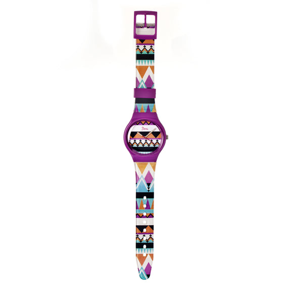 Boum Miam Quartz Multicolor Purple Women's Watch