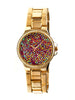 Boum Cachet Quartz Gold Fuchsia Bracelet Women's Watch