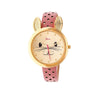 Boum Hotesse Quartz Light Pink Genuine Leather Gold Women's Watch