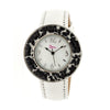 Boum Bouquet Quartz White Genuine Leather Silver Women's Watch