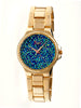 Boum Cachet Quartz Gold Blue Bracelet Women's Watch